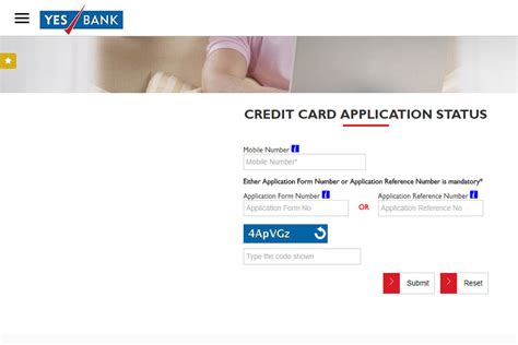 Card Application Status .